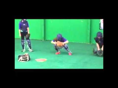 Video of Catcher Blocking Drills