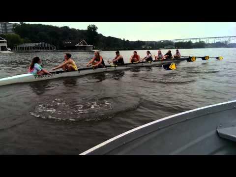 Video of HRRA Junior Advanced Sweeps - Morning Crew Practice (1st Week July 2015) - Katie in 3 Seat