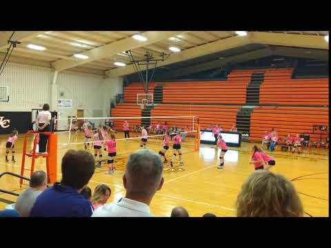 Video of Light pink, #9 middle hitter