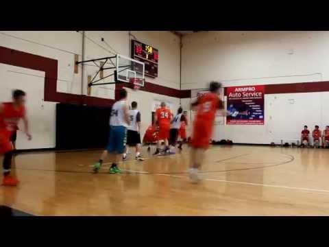 Video of Cesar Villanueva Jersey Orange/White #22 AAU