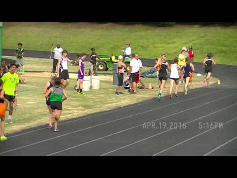 Video of Jordan Cruce 1600M 041916