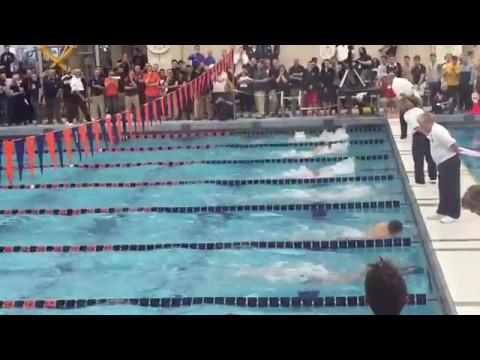 Video of Ben Doyle PIAA 3A 100 Breast (lane 8, top of screen)