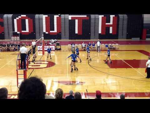 Video of Blue # 8 - Middle block / RS slide kill