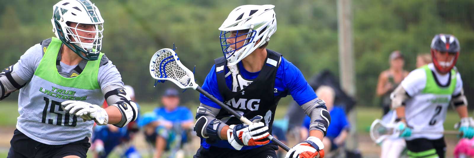 IMG men lacrosse players