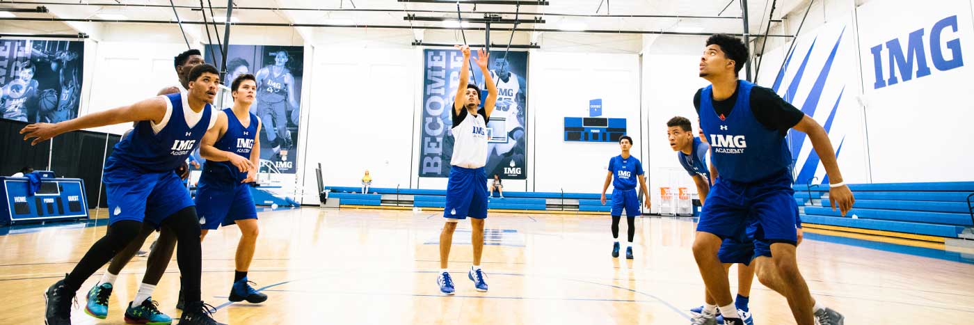 IMG Academy men's basketball player