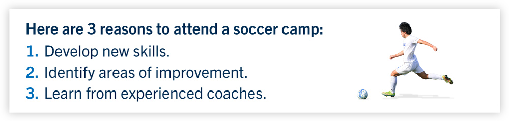 3 reasons to attend a soccer camp